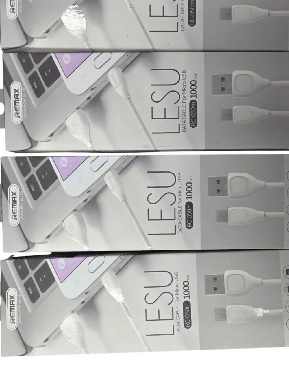 REMAX LESU 16 Pack USB A Micro USB Charging Data Cable 1M Lot